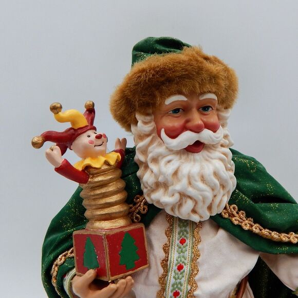 Possible Dreams Clothtique Holiday Treasures Santa Figurine Christmas Dept 56 - Picture 2 of 15